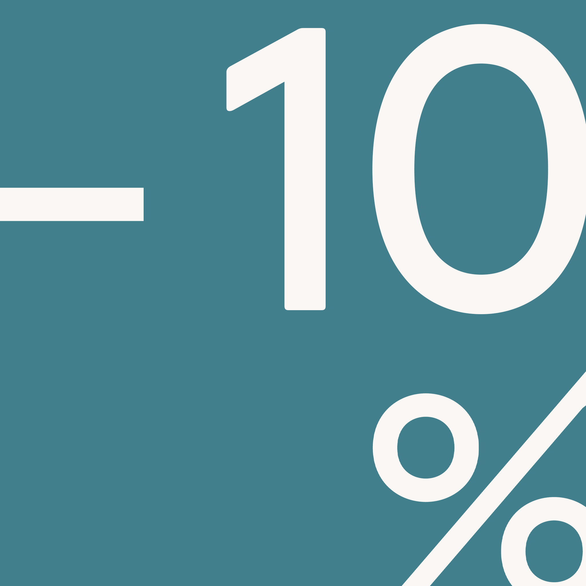 -10% op de volledige nieuwe fashioncollectie