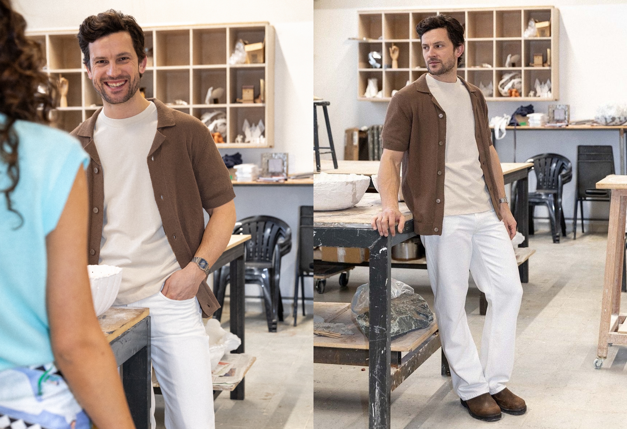 Brown tones for him